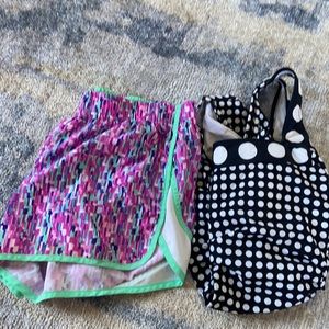 Women’s swimming one piece and women’s short
